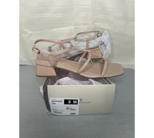 Bandolino Pakera Heeled Sandals Tan Womens Size 8M